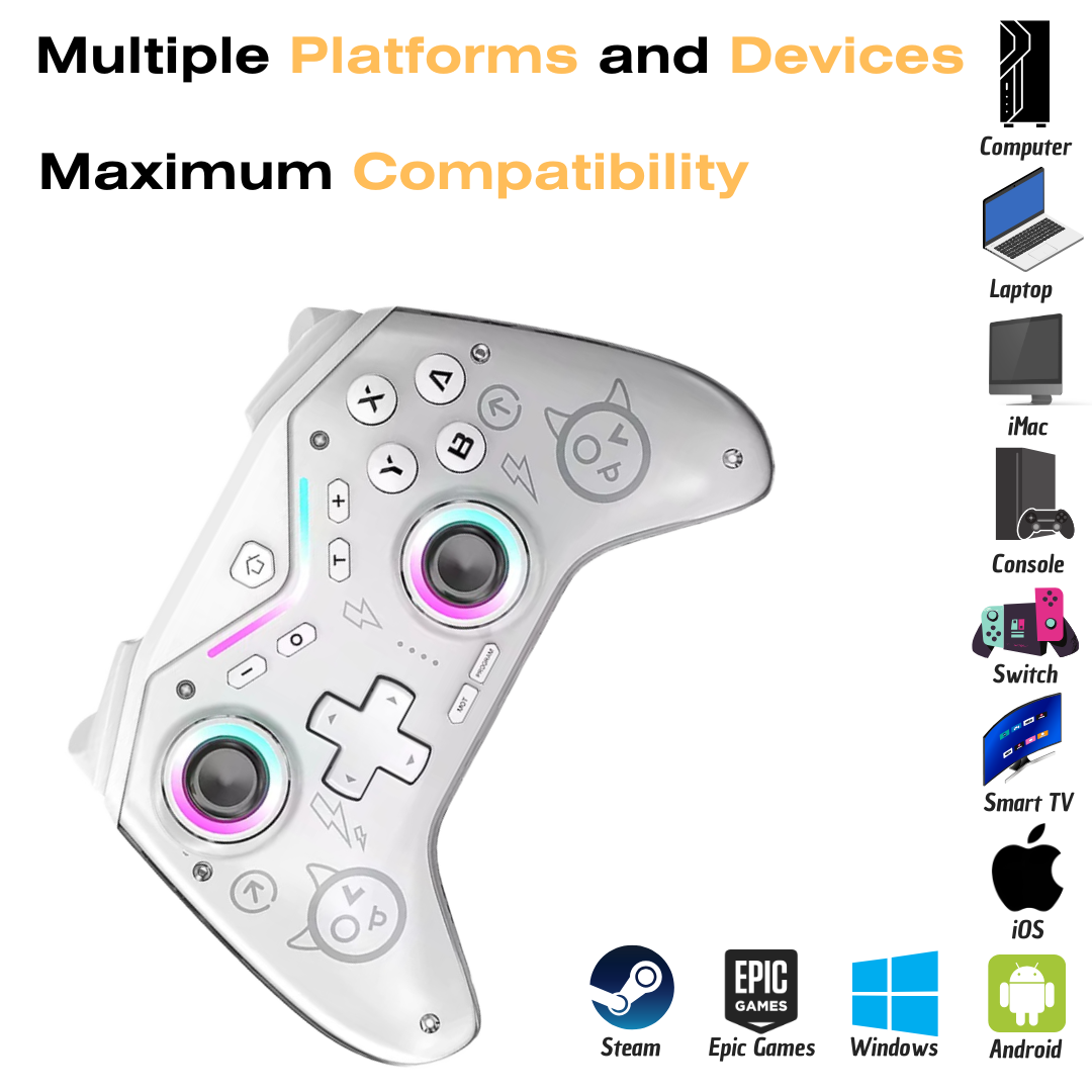 Mando Pro RGB para PC y Nintendo Switch